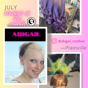 collage of abigails work